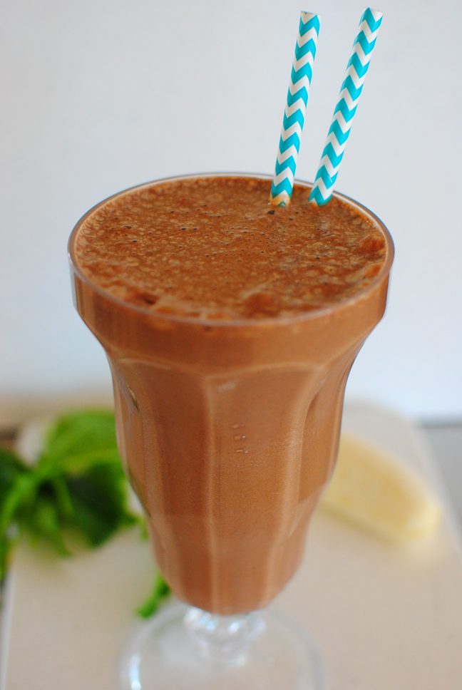 Healthy Chocolate Thick Shake thatsREALyummy